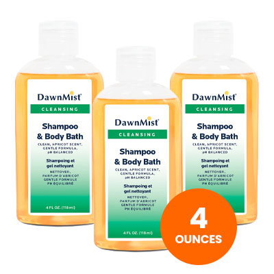DawnMist Shampoo & Body Bath - 4 oz, Apricot Scent