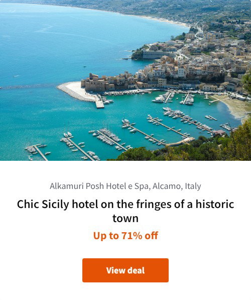 Chic Sicily hotel on the fringes of a historic town
