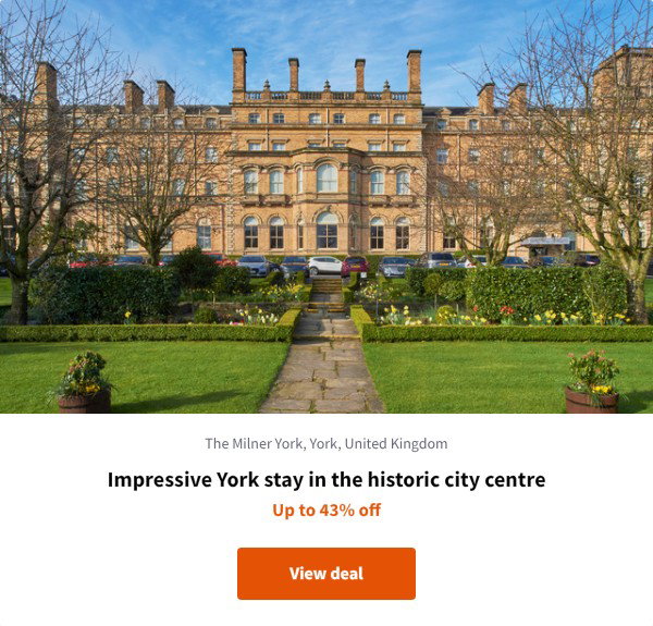 Impressive York stay in the historic city centre