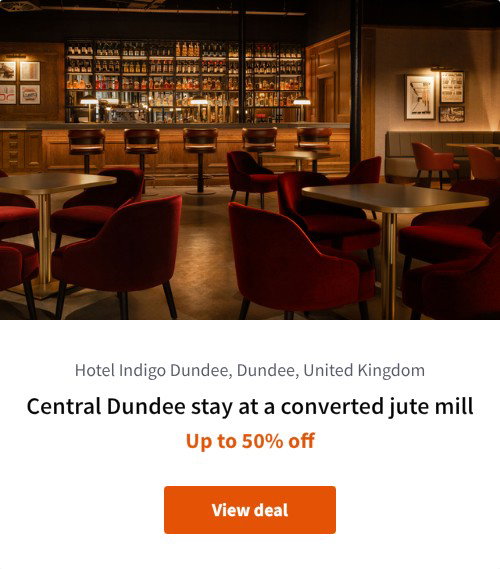 Central Dundee stay at a converted jute mill