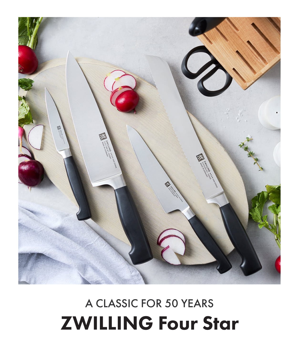 ZWILLING Four Star: A classic for 50 years.
