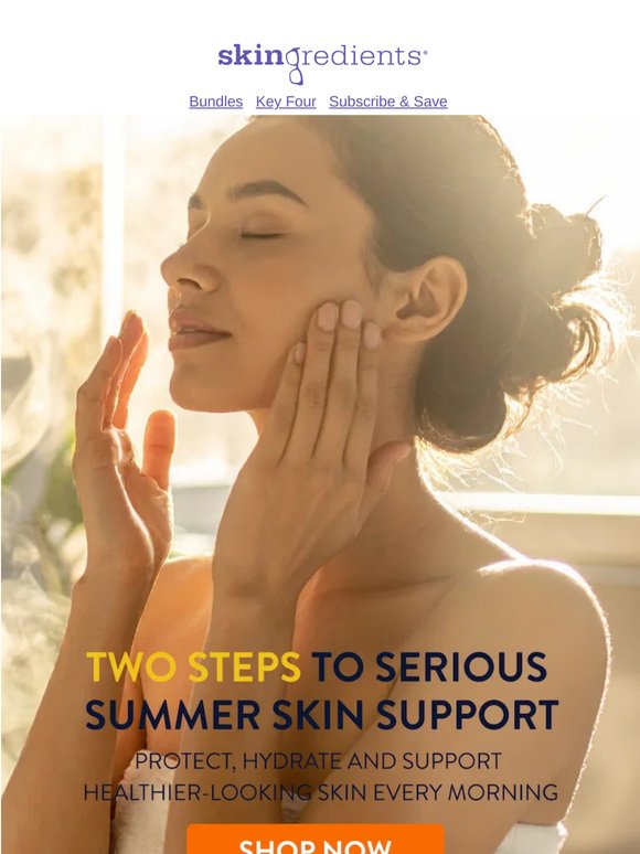 Your 2-Step Summer Skin Routine