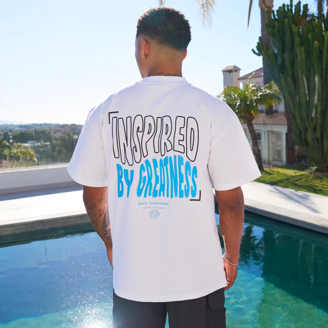 Image of Aguirre T-Shirt - White/Blue