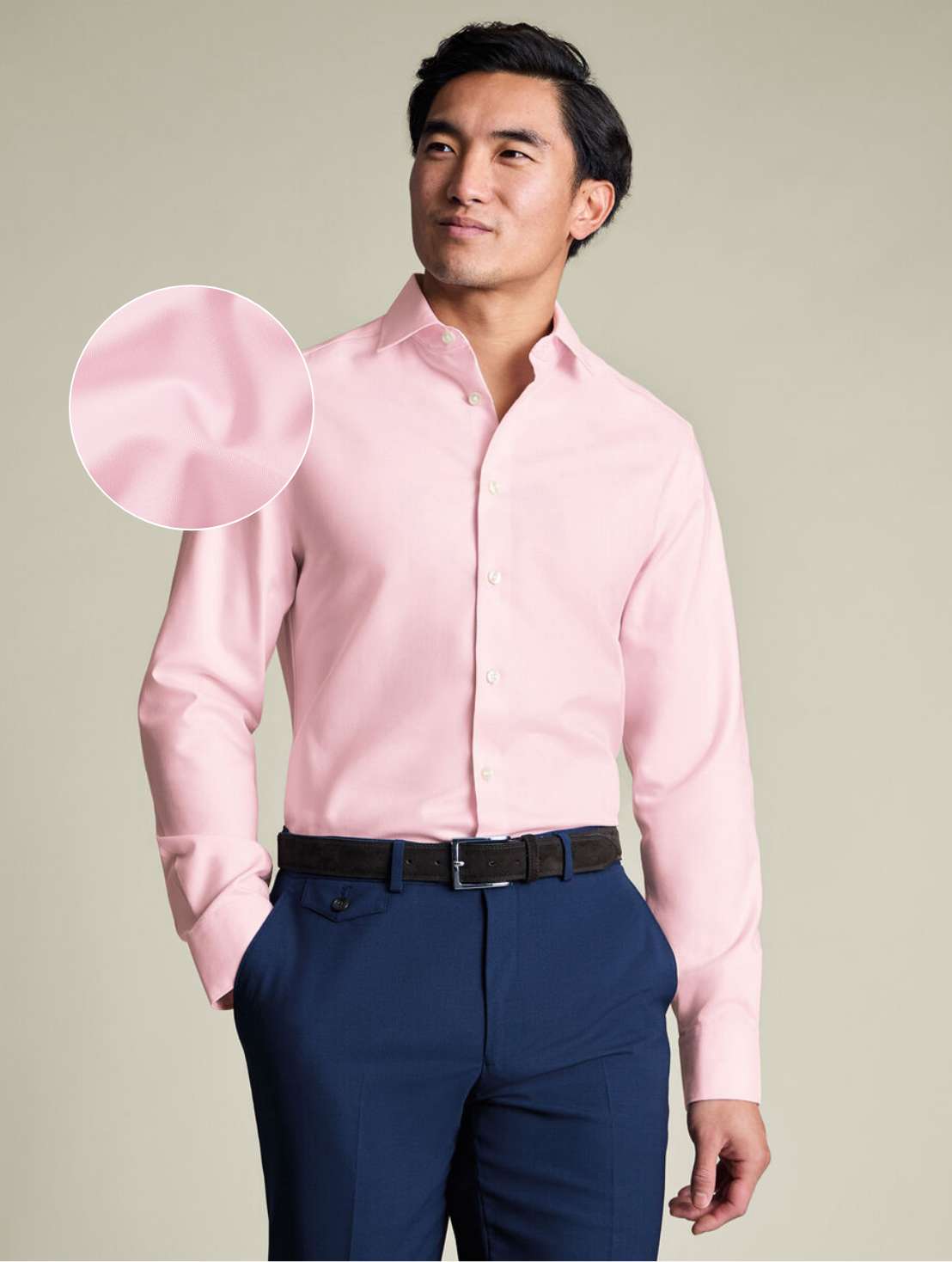 Non-Iron Cotton Linen Shirt