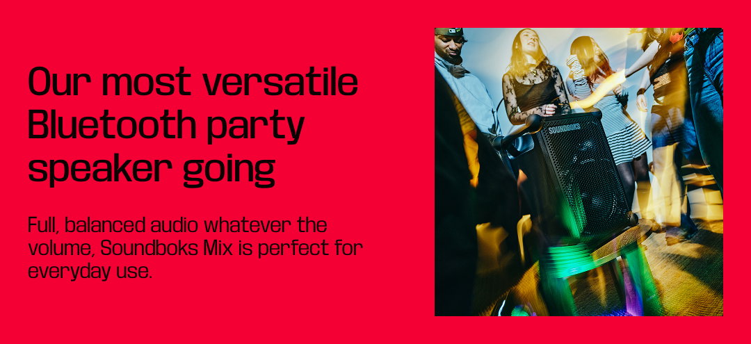 Our most versatile Bluetooth party speaker going