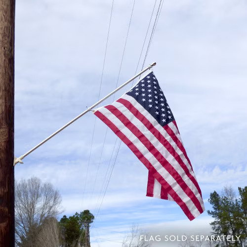 All-American Silver Aluminum Flagpole Kit