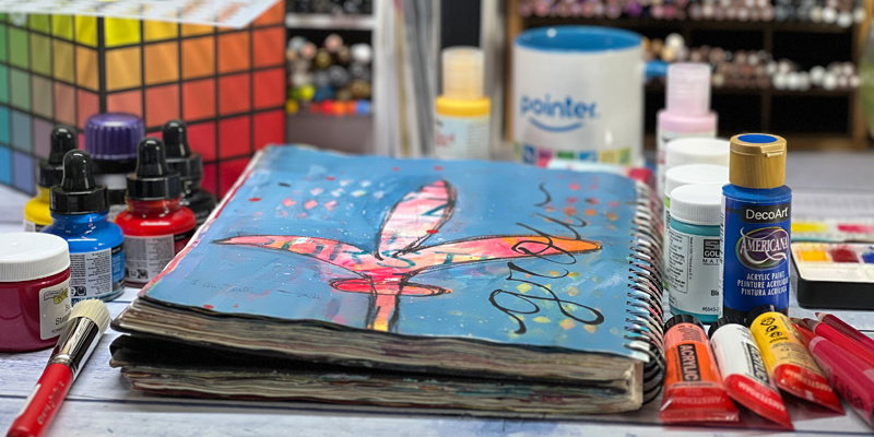 Begin (or add to) an artist's journal with Ophelia Staton