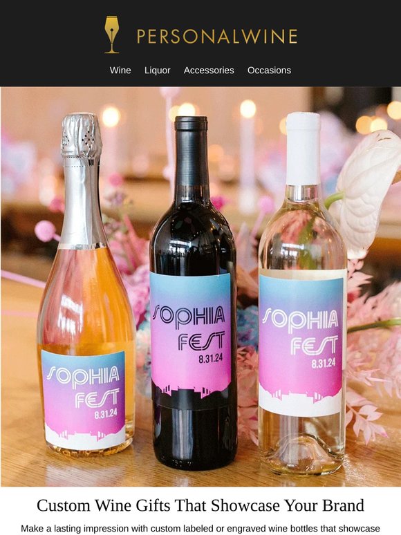 Custom Wine Gifts That Showcase Your Brand
