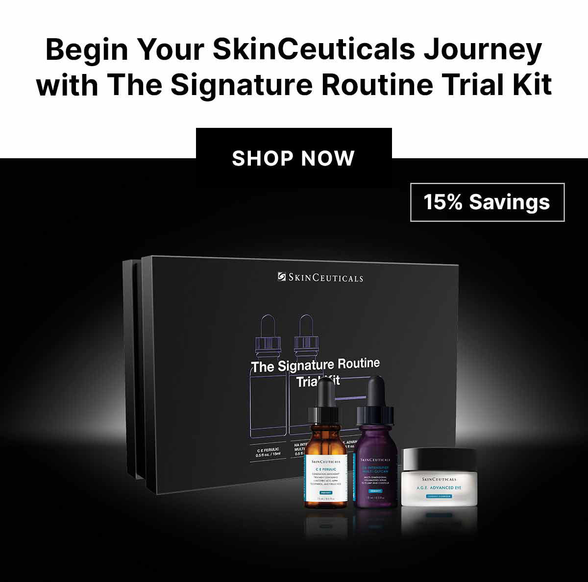 Begin Your SkinCenticals Journey with The Signature Routine Trial Kit