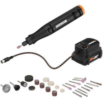 WORX MakerX 20V Cordless Rotary Tool Kit, Model #WX739L
