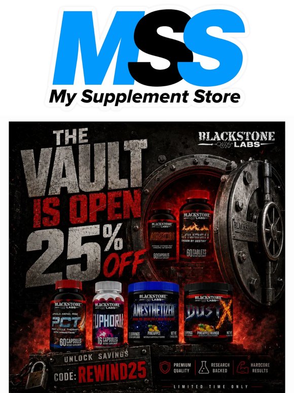 Last Chance: 25% OFF Blackstone Labs Ends at Midnight! 🚨