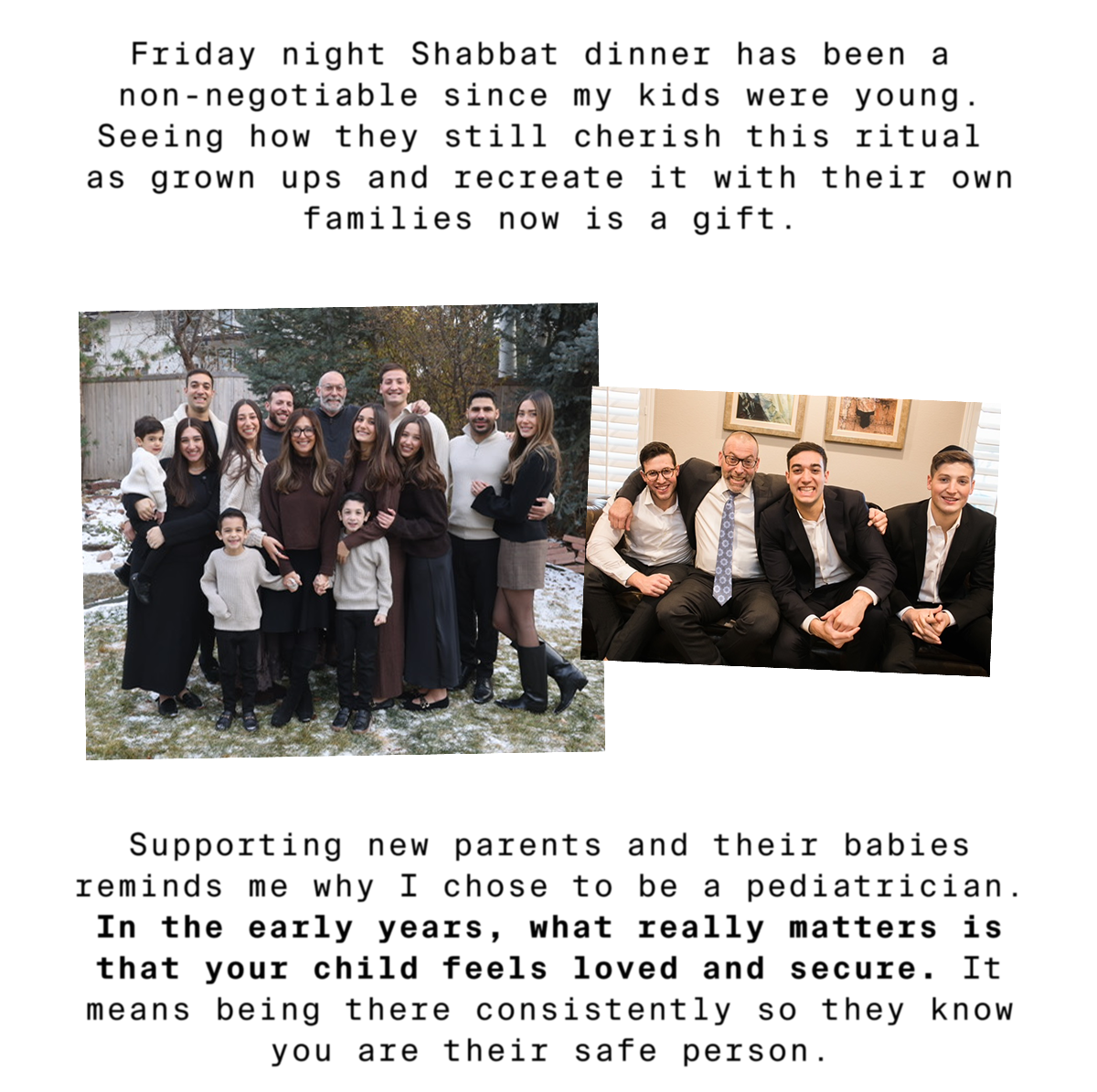 Friday night Shabbat dinner has been a non-negotiable since my kids were young.