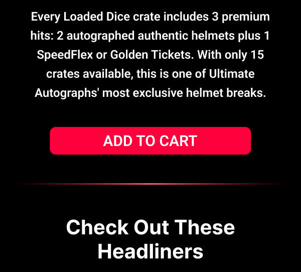 One break. Countless legends.  Featuring signed memorabilia from the biggest names across football, baseball, basketball, hockey, soccer, and entertainment. Every box contains one random autographed item.