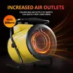 Electric Fan Heater Industrial Portable Room Space Carpet Dryer 3000W Hot Air Blower 2IN1 for Workshop Warehouse Office Fast Heating SAA Free Standing