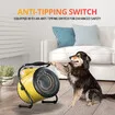 Electric Fan Heater Industrial Portable Room Space Carpet Dryer 3000W Hot Air Blower 2IN1 for Workshop Warehouse Office Fast Heating SAA Free Standing