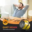 Electric Fan Heater Industrial Portable Room Space Carpet Dryer 3000W Hot Air Blower 2IN1 for Workshop Warehouse Office Fast Heating SAA Free Standing