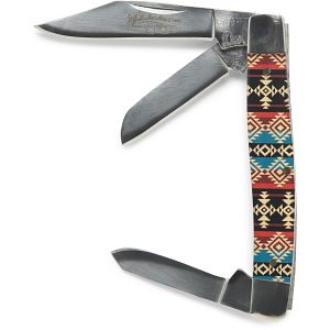 Stockman Pocket Knife in Blue / Red (Multicolor)