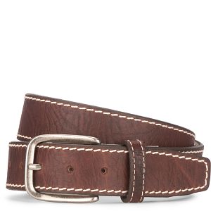 Bison Boulevard Belt in brown.