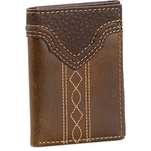 Justin Men's Bifold Wallet in brown.