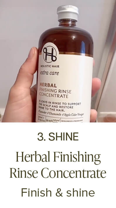 Save 20% off Holistic Hair Herbal Finishing Rinse Concentrate