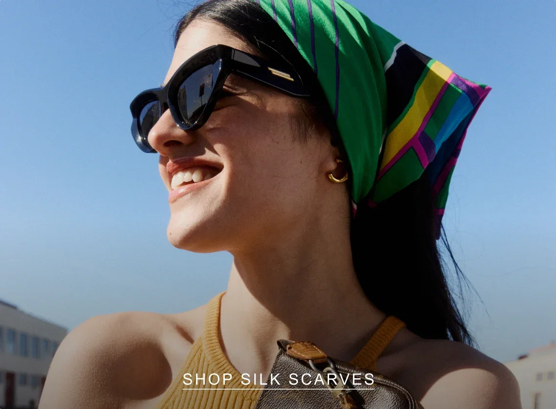 Shop silk scarves
