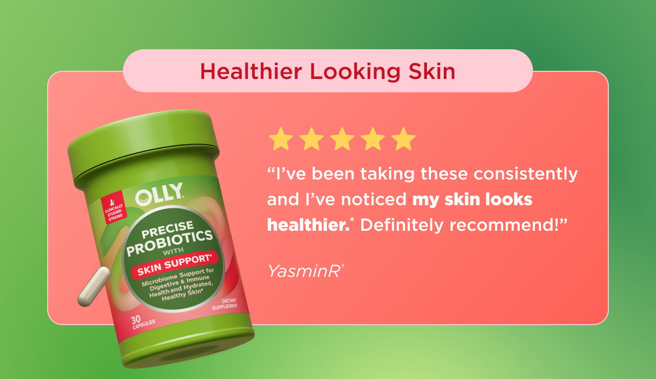 healthier looking skin. 