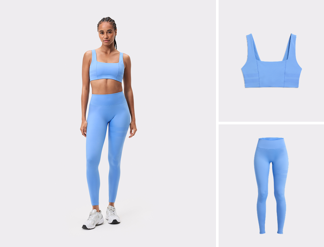 The Signature One Contour Leggings Blue