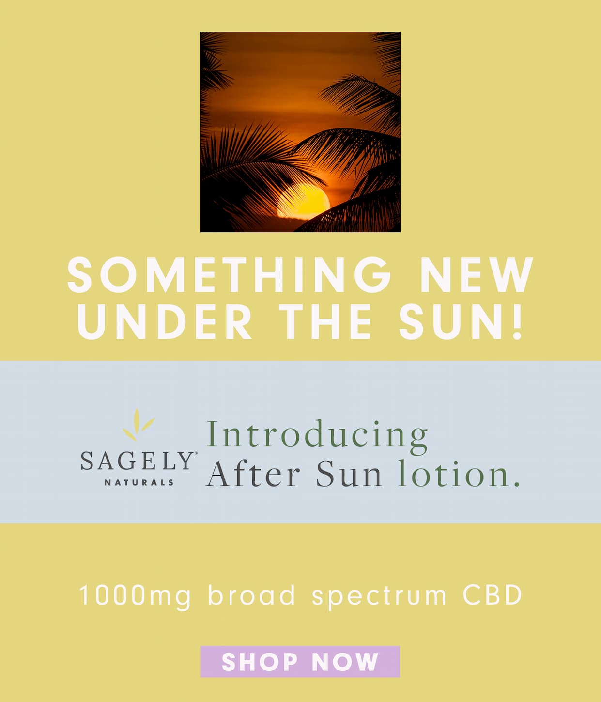 Introducing Broad Spectrum CBD After Sun Care