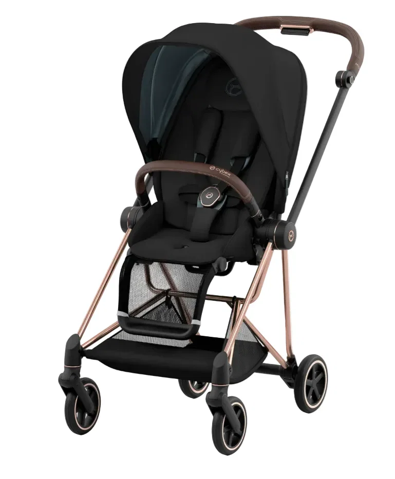 Image of Cybex Mios3 Stroller, 2024, Rosegold, Sepia Black