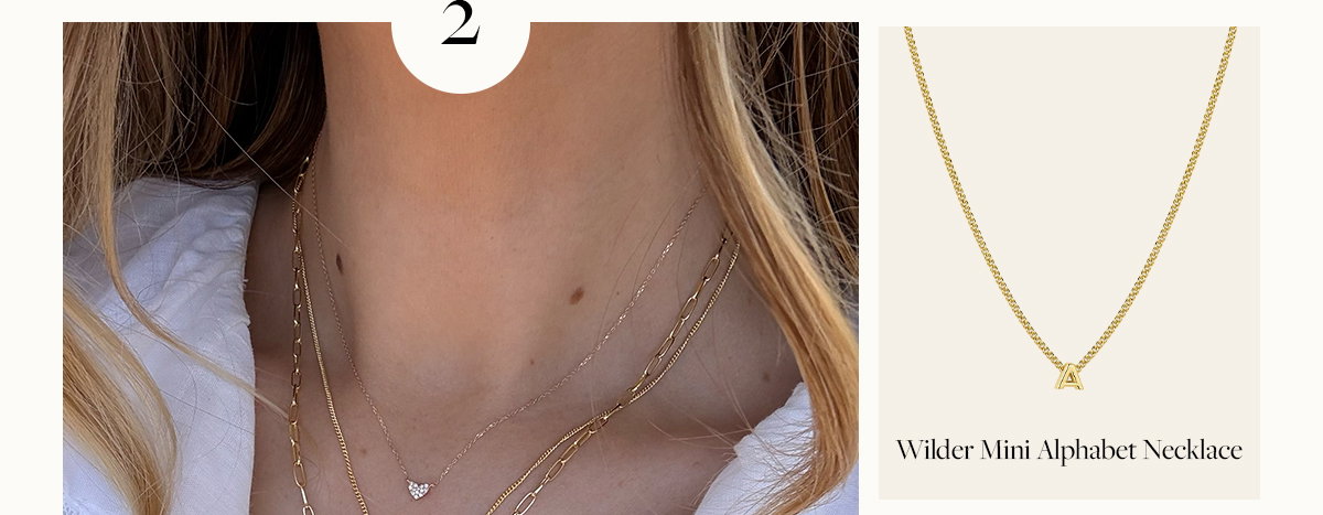 Wilder Mini Alphabet Necklace