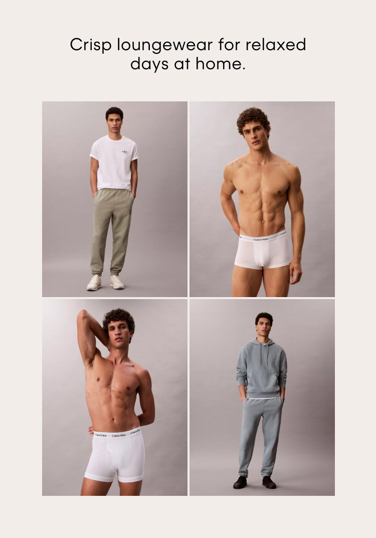 Crisp Loungewear for relaxed days at home