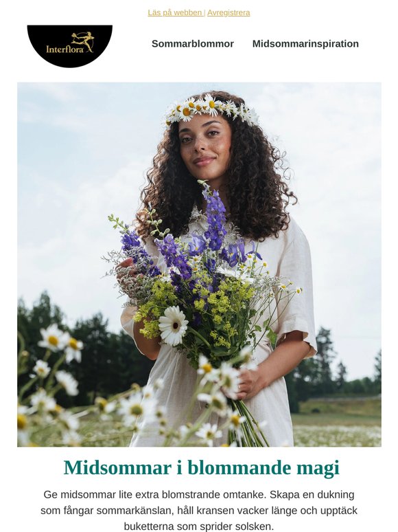 Midsommar i full blom