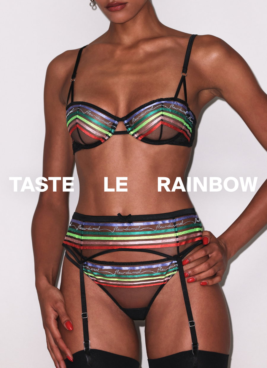 Fleur Stripe Lingerie