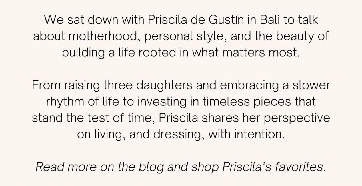 a conversation with priscila