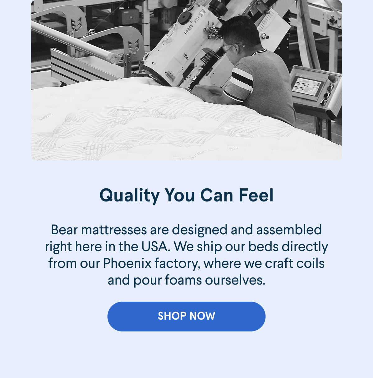 Quality You can Feel
