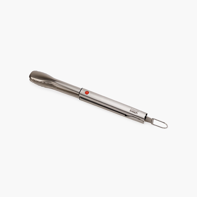 GrillOut™ Stainless-Steel BBQ Tongs with Extending Handle