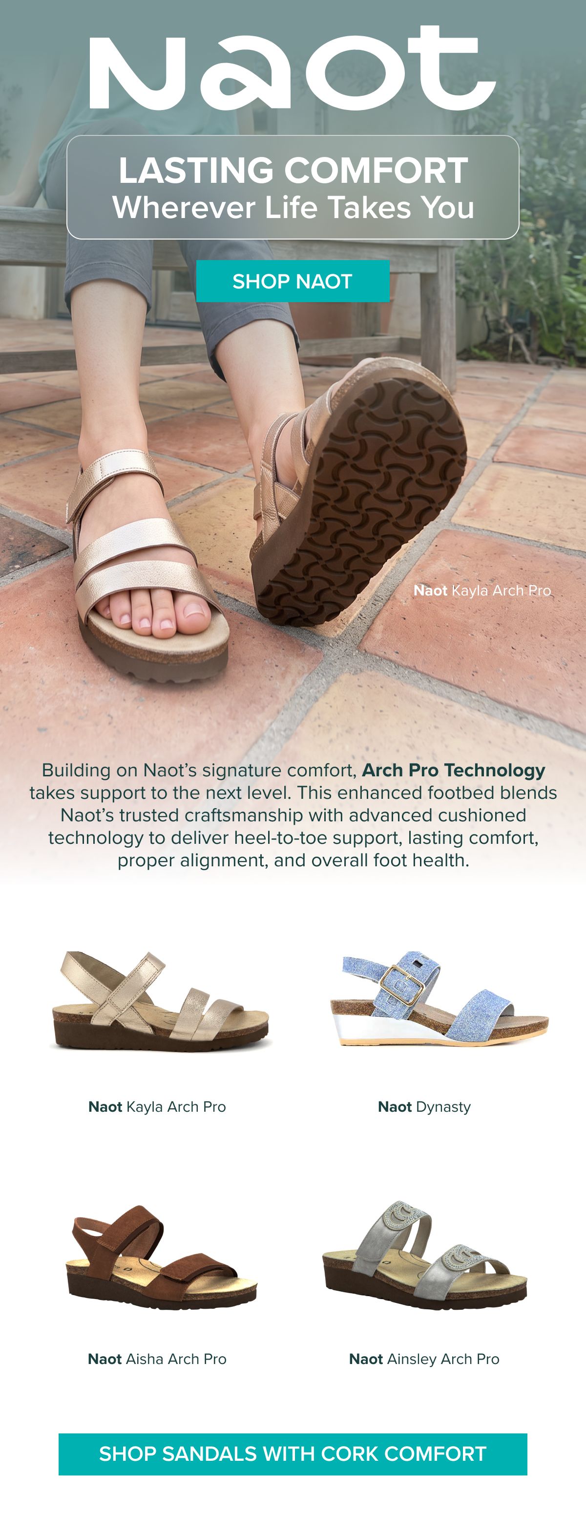Naot Sandals