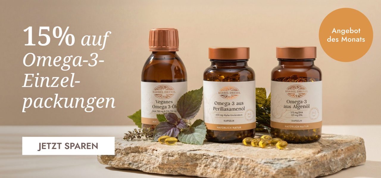 Angebot des Monats Juni: -15% auf alle Omega-3 Einzelpackungen