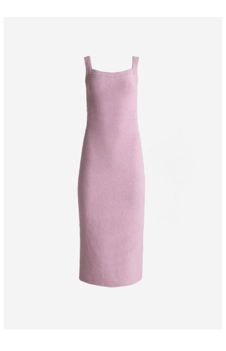 Juliette Dress In Metallic Mouliné Knit