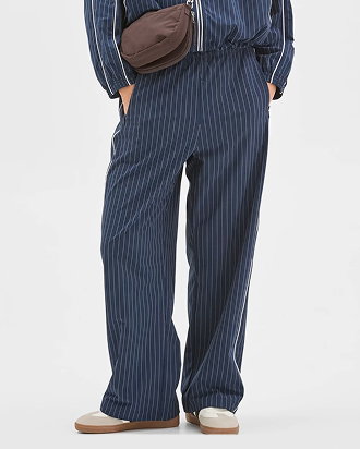 Motion stripe trackpants