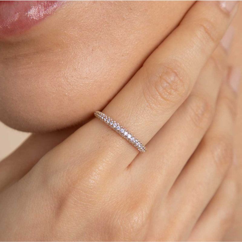 Dome Pavé Ring