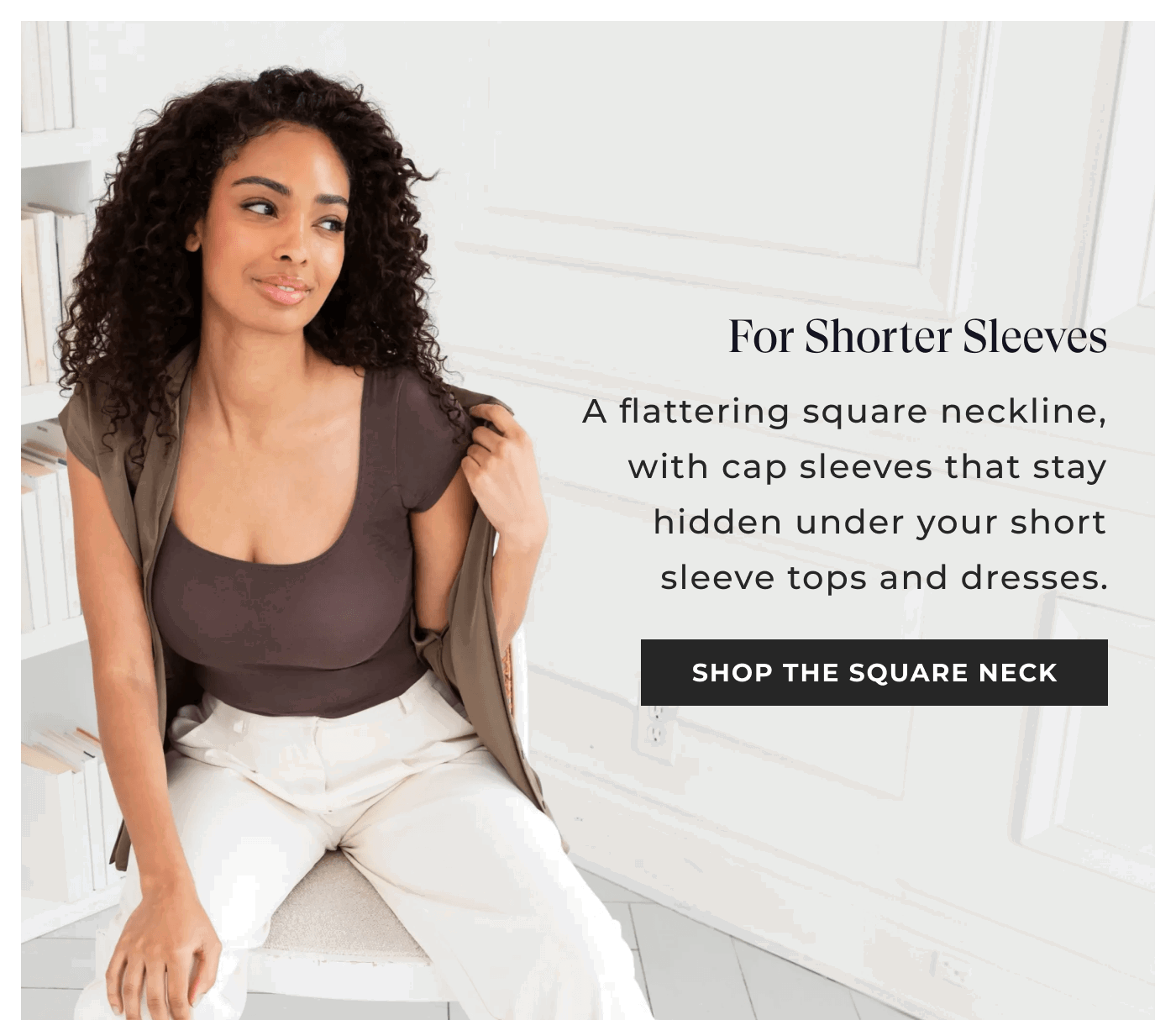 Square Neck Undershirt 