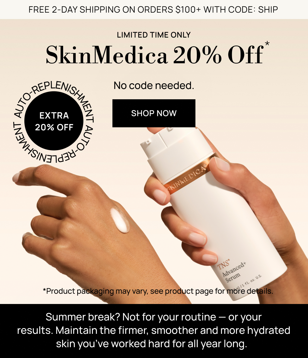20% off SkinMedica