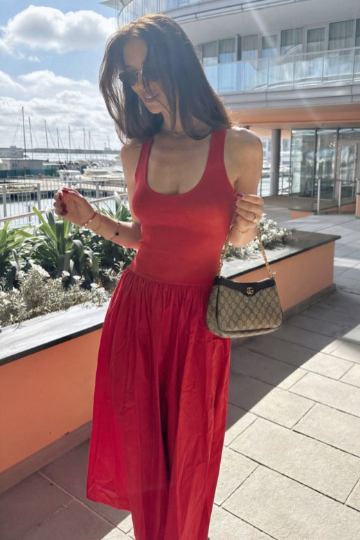 Naples Dropwaist Midi Dress