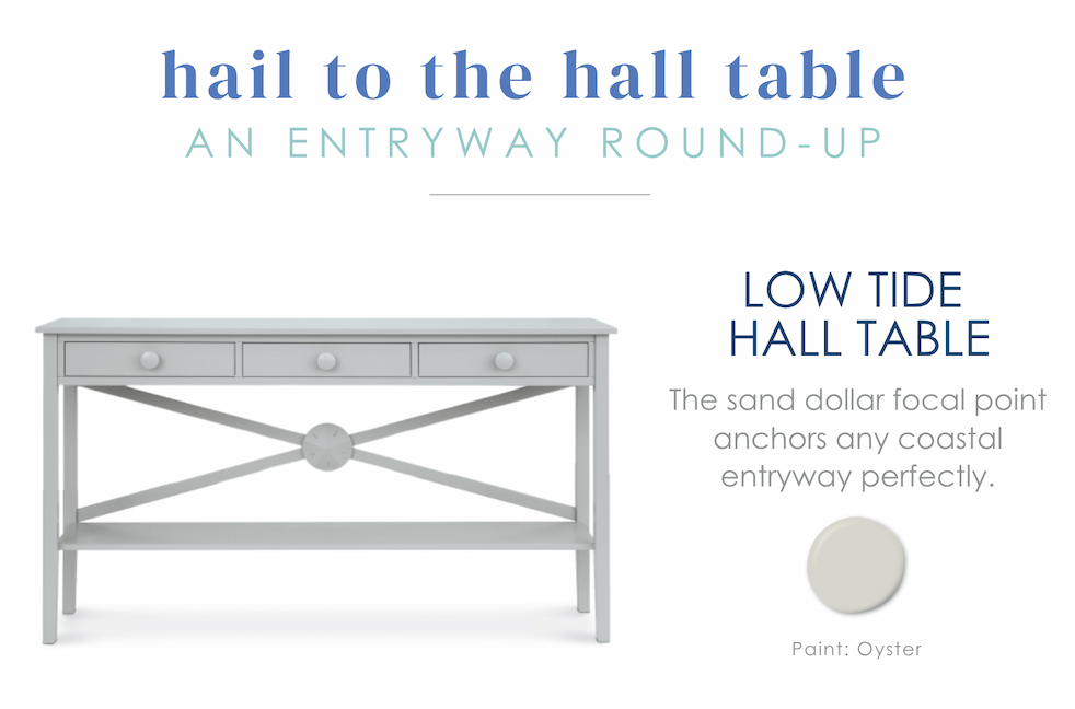 low tide hall table