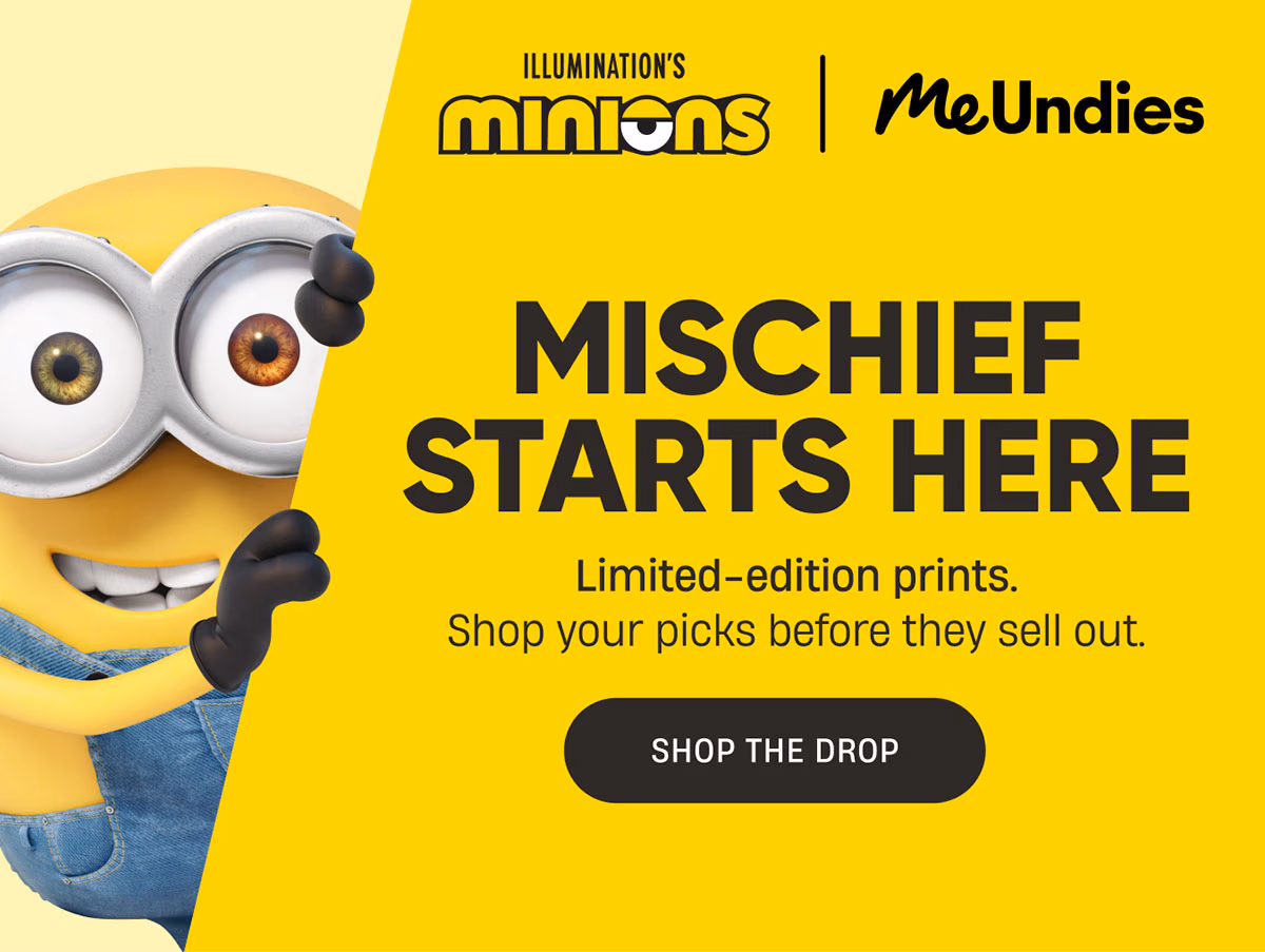 Illuminations Minions | MeUndies | Mischief starts here | Shop The Drop