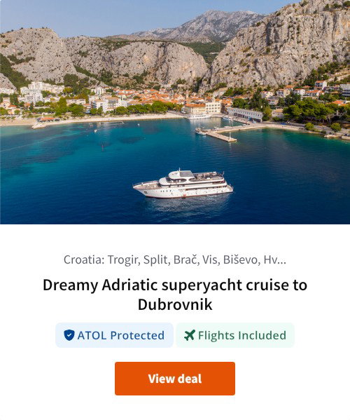Dreamy Adriatic superyacht cruise to Dubrovnik