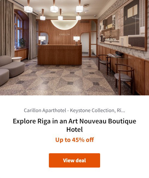 Explore Riga in an Art Nouveau Boutique Hotel