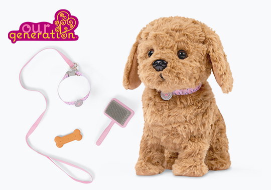 Our Generation Playful Paws Interactive Puppy Goldendoodle