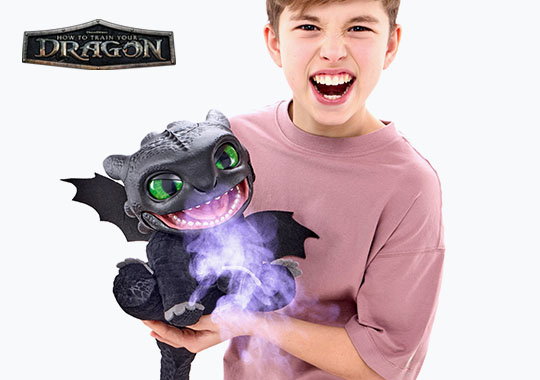 Dreamworks How To Train Your Dragon Toothless Puppetronic by RealFX Interactive Toy